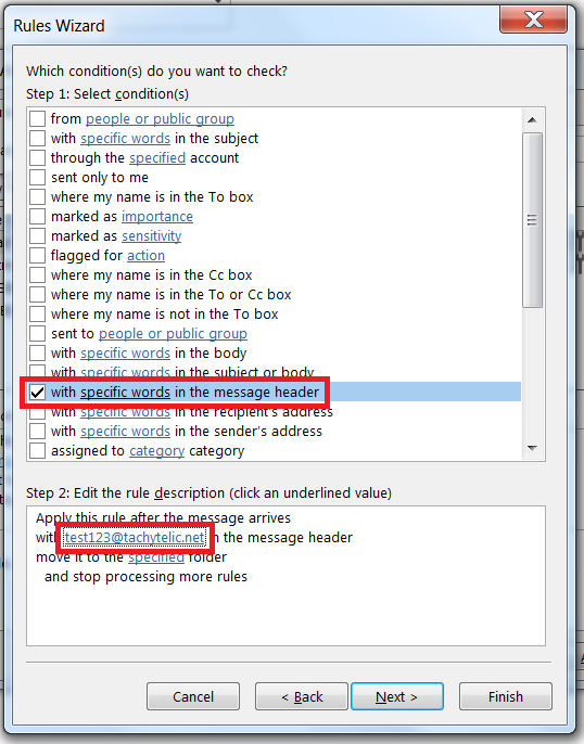 Office 365 Using An Outlook Rule To Determine Which Email Alias An