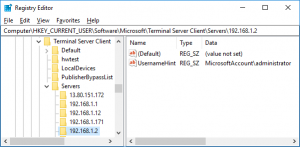 How to clear RDP Connection History