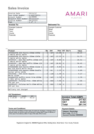 Image of a PDF produced by SCO Unix Legacy system